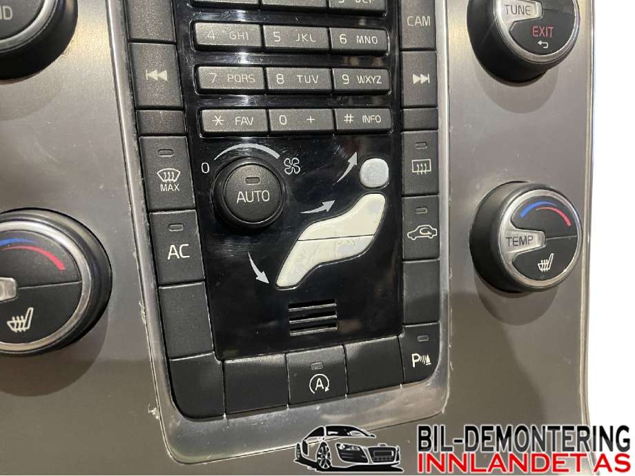 Varmeapparat betjening til Volvo V60/V60 CC 2013-2018 (Type I, Fase 2)  (VOLVO|31398065|)