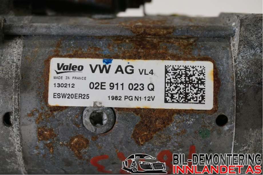 Starter diesel til VW Passat 2011-2015 (B7) (B7) (VOLKSWAGEN|02E 911 024 H||02E911023Q)