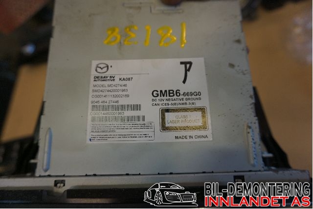 Bilstereo til Mazda 6 2015-2018 (Type III, Fase 2)  (MAZDA|)