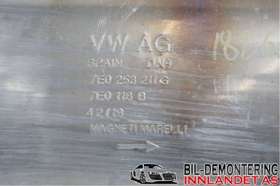 Eksos bakre til VW Transporter / Caravelle 2019-->> (T6.1) (T6.1) (VOLKSWAGEN TYPE 1 T61|7F0253209D||7E0 253 211 G)