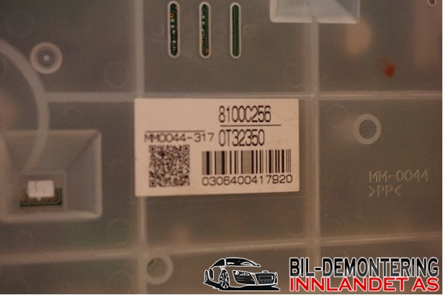 Instrumentpanel til Mitsubishi Pajero 2016-2019 (Type IV, Fase 2)  (MITSUBISHI||0306400417920)