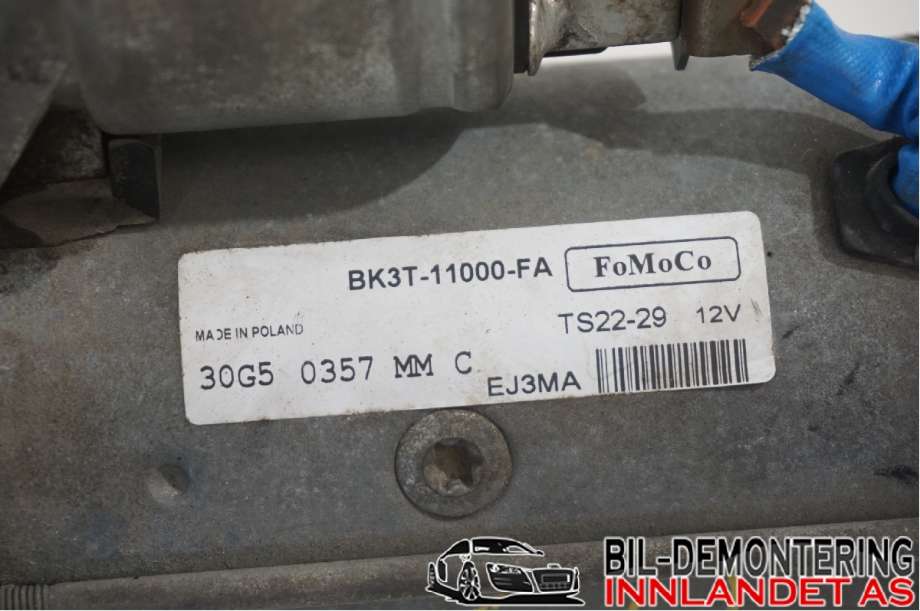 Starter diesel til Ford Transit 2014-->>  (FORD|BK3T-11000-FA||30G50357)