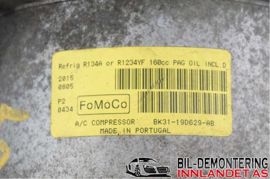 Aircondition kompressor til Ford Transit 2014-->> (FORD|BK31-19D629-AE||BK31-19D629-AB)