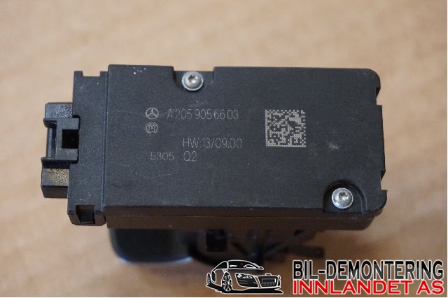 Bryter elektrisk håndbrekk/parkbrems til Mercedes C-Klasse 2014-2018 (Fase 1) (W205) (W205) (MERCEDES|A 205 905 66 03|A 205 905 15 16|A2059056603)