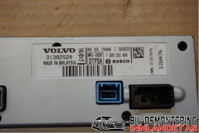 Instrument kjørecomputer til Volvo V40 2012-2019  (|31433330|31382520)