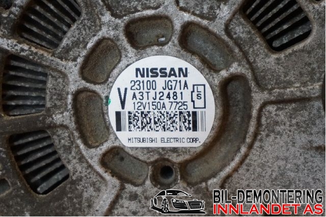 Dynamo til Nissan X-Trail 2007-2014 (T31) (T31) (NISSAN|23100JG71A|)