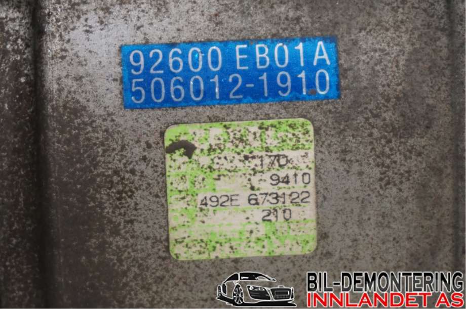 Aircondition kompressor til Nissan Pathfinder 2005-2010 (Fase 1) (R51) (R51) (NISSAN|92600EB01A||506012-1910)