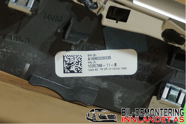 Diverse deler til Tesla Model X 2016-->> (TESLA||1035788-11-B)