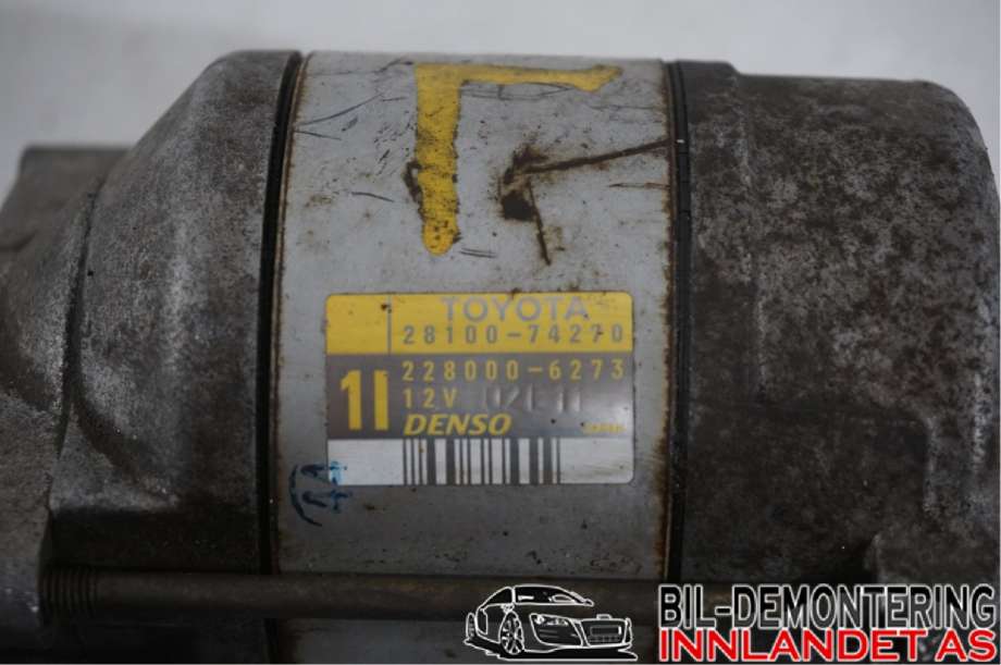 Starter til Toyota RAV4 2000-2006 (Type II)  (TOYOTA|2810074270||28100-74270)