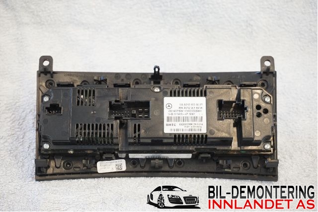 Varmeapparat betjening til Mercedes E-Klasse 2013-2016 (Fase 2) (W212) (W212) (MERCEDES|A212 901 69 06||A212 900 66 27)