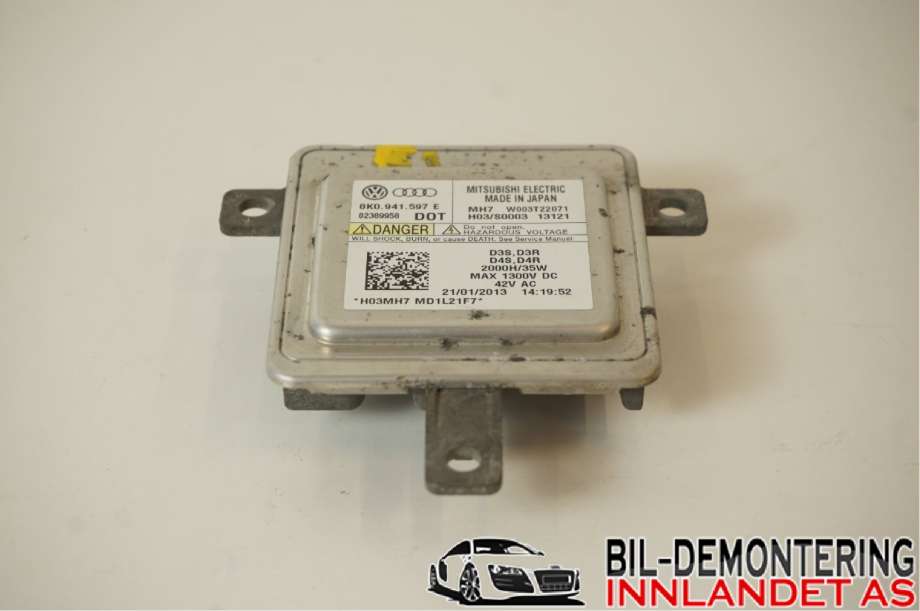 Styreenhet xenon/ballast til VW Transporter / Caravelle 2009-2015 (Fase 2) (T5) (T5) (VOLKSWAGEN|8K0 941 597 E|)