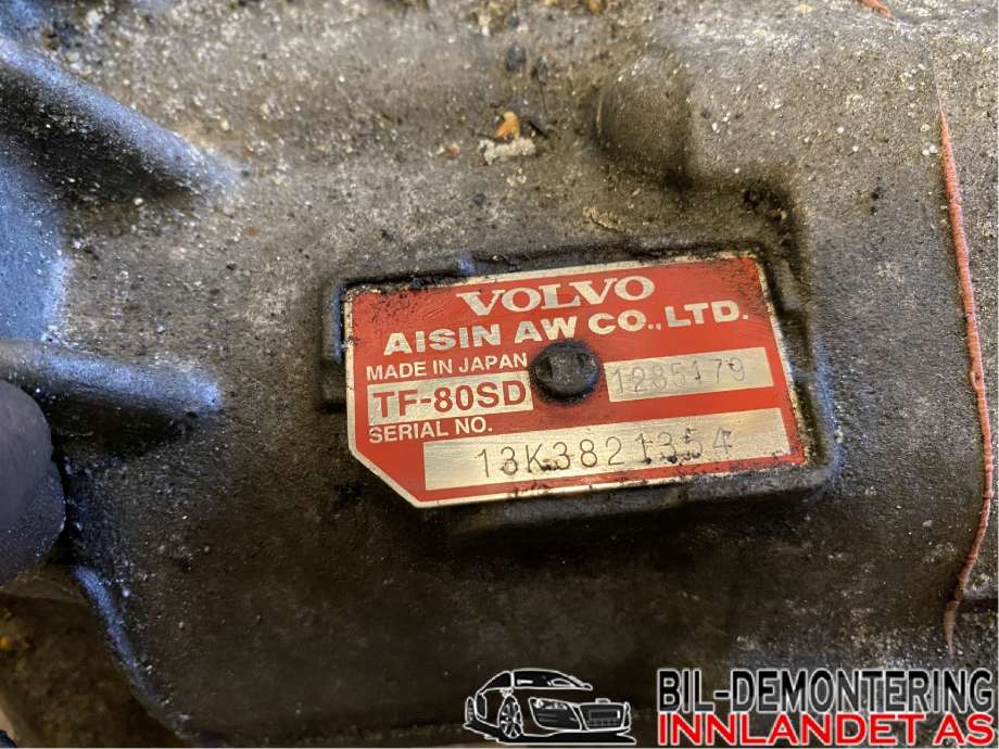 Girkasse automat til Volvo V70 2014-2016 (Type III, Fase 2)  (VOLVO|36051015|1285179|)