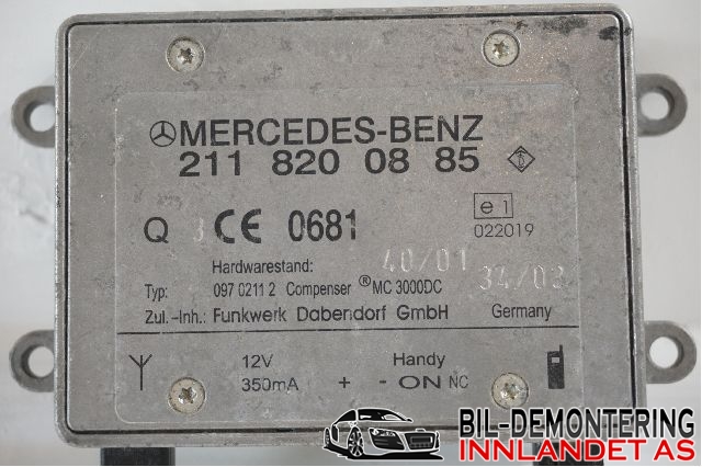 Styreenhet diverse til Mercedes ML 1997-2005 (W163) (W163) (A 211 820 08 85||211 820 08 85)