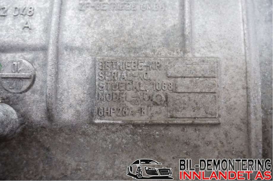 Girkasse automat til Audi A8 2003-2010 (Type II) (AUDI|09E 300 038 PX|)