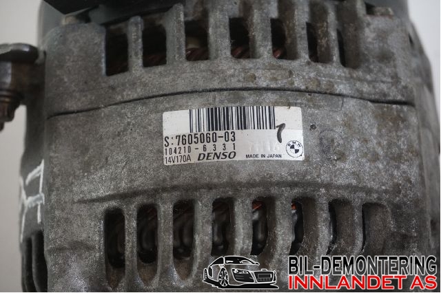 Dynamo til BMW 1-Serie 2011-2015 (Fase 1) (F20/F21) (F20/F21) (12 31 7 605 060||7605060-03)