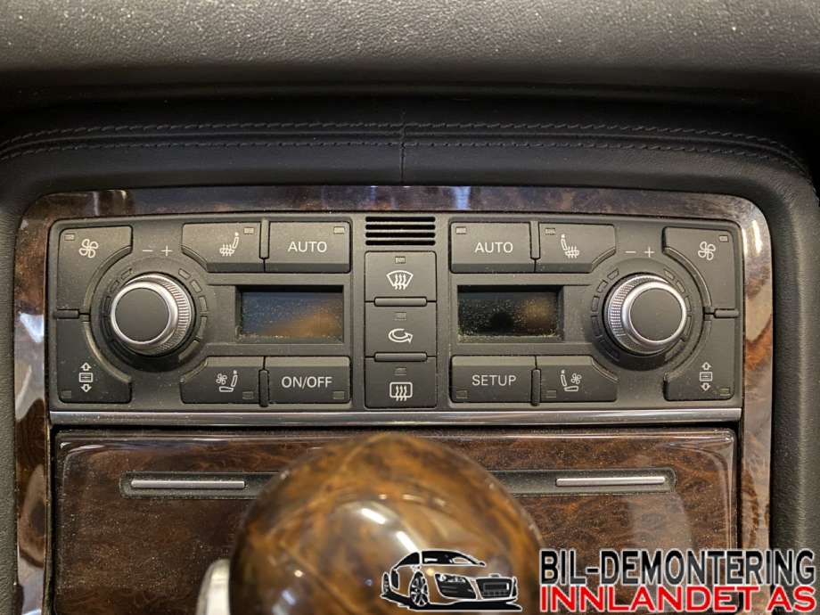 Varmeapparat betjening til Audi A8, 2003-2010 (Type II)  (AUDI|4E0 820 043 H)