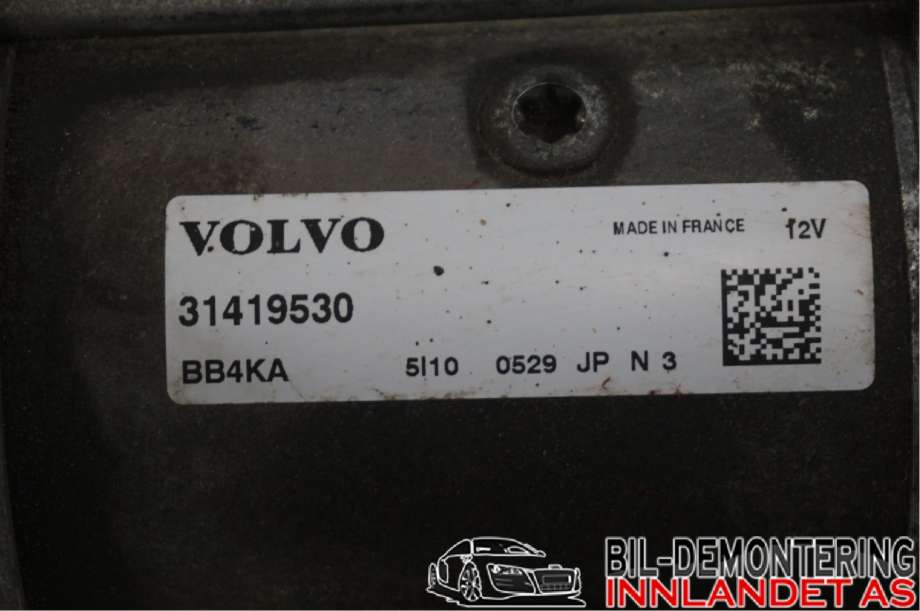 Starter diesel til Volvo V40 2012-2019  (VOLVO|36002980||31419530)