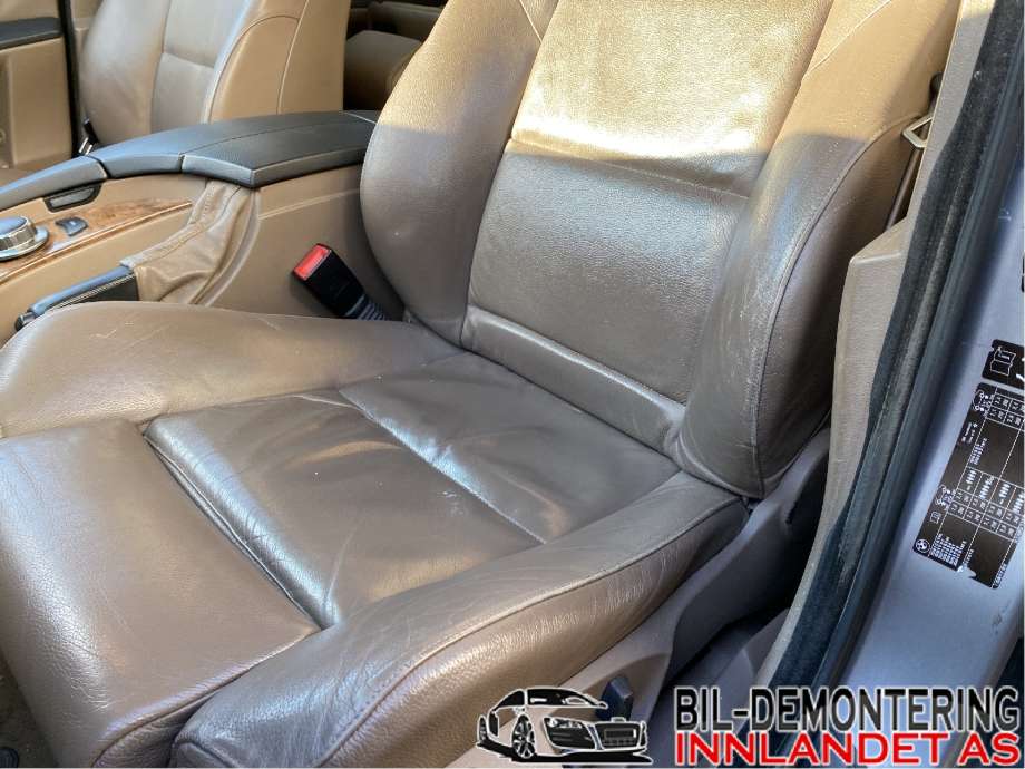 Sete sett til BMW 5-Serie 2003-2010 (E60/E61) (E60/E61) (BMW|LCTE|LEDER DAKOTA|TRUEFFELBRAUN)