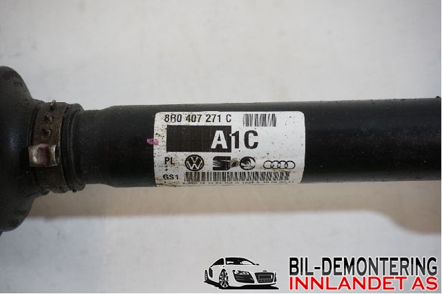 Drivaksel høyre foran til Audi Q5 2008-2012 (Type I, Fase 1) (AUDI|8R0 407 271 C|)