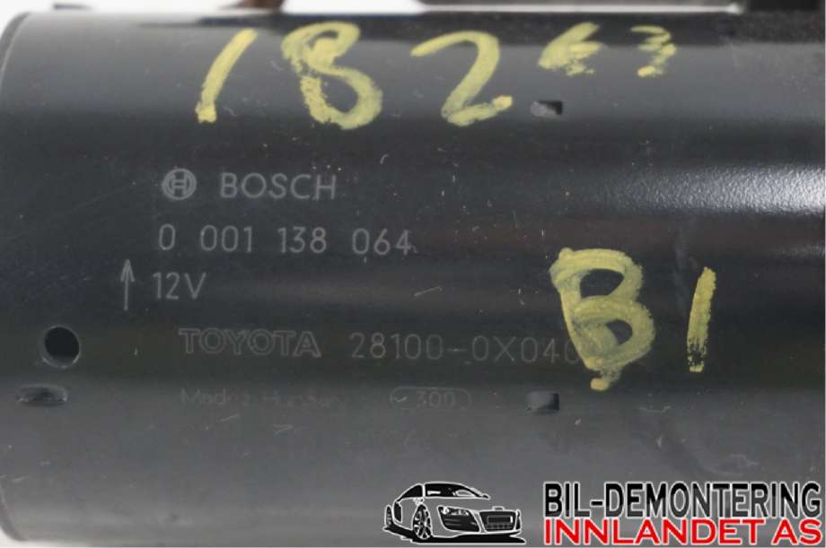 Starter diesel til Toyota Avensis 2015-2019 (Type III, Fase 2)  (TOYOTA|281000X040||0001138064)