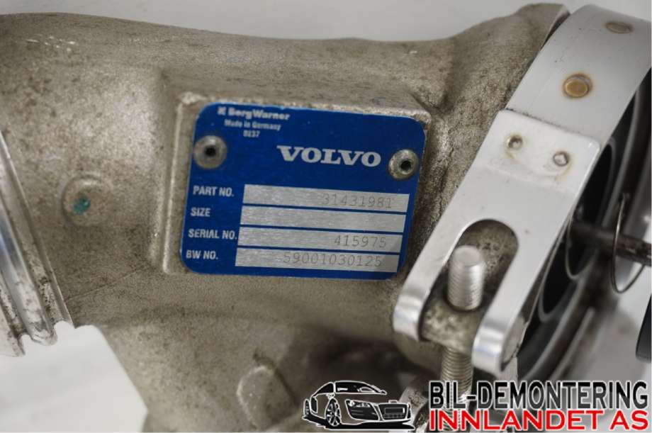 Turbo rør til Volvo V90 / V90 CC / S90 2016-->>  (VOLVO|31431981|)