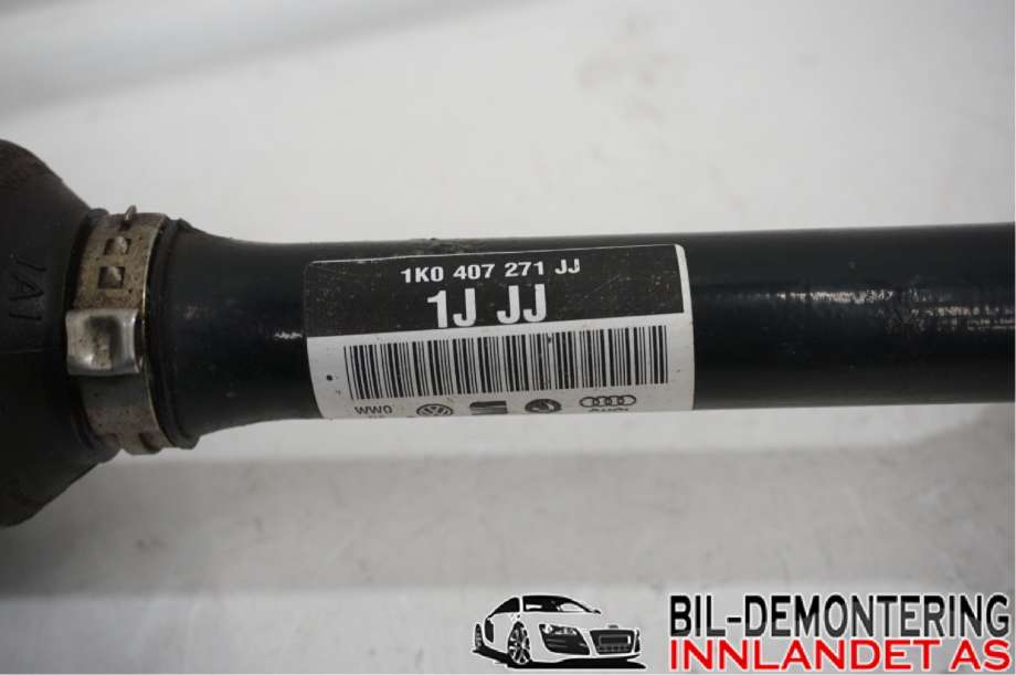 Drivaksel venstre foran til VW Golf VI 2008-2012  (VOLKSWAGEN|1K0 407 271 JJ|)