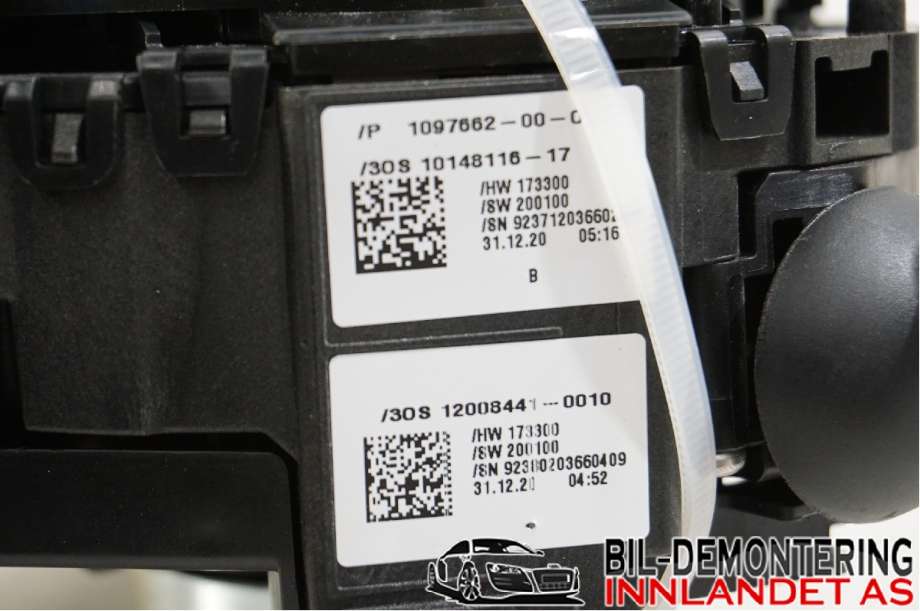 Bryter combi til Tesla Model 3 2018-2023 (Fase 1) (TESLA|1097662-00-O|1097662-00-0|10147490-04)