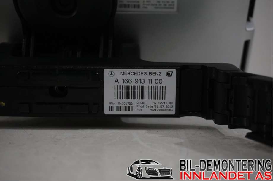 Instrument diverse til Mercedes ML 2011-2015 (Fase 1) (W166) (W166) (MERCEDES||A 166 913 11 00|A 166 820 01 51)