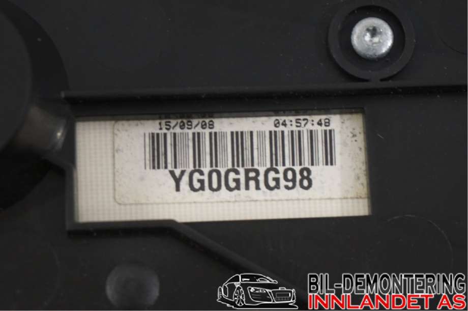 Speedometer til Citroën Berlingo 2008-2015 (Type II, Fase 1) (98 016 422 80|YG0GRG98|5550013101 02)