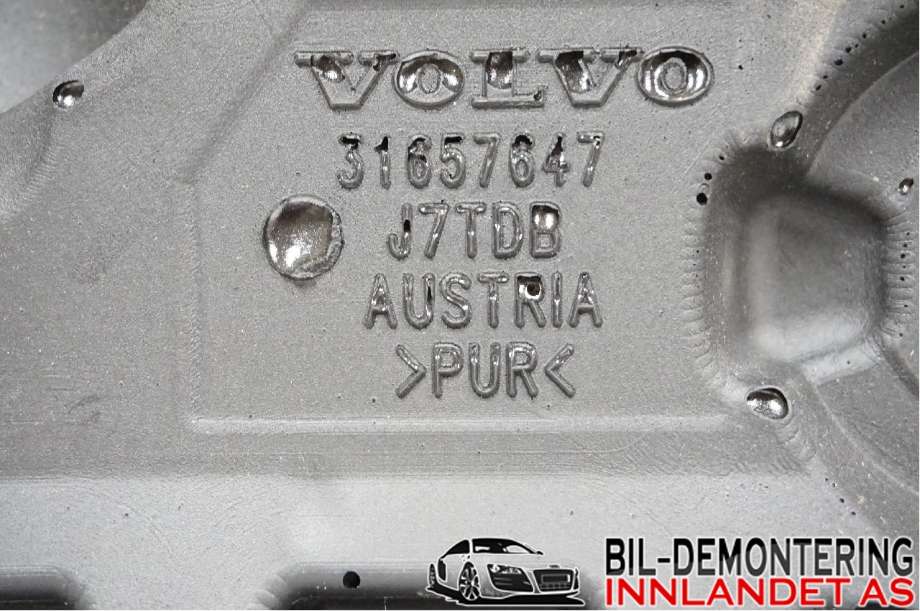 Motordeksel over motor til Volvo XC60 2017-->> (Type II) (VOLVO|31657647|)