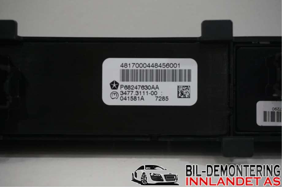 Bryter diverse til Dodge RAM 2009-2018 (Type IV)  (DODGE|68247630AA||P68247630AA)