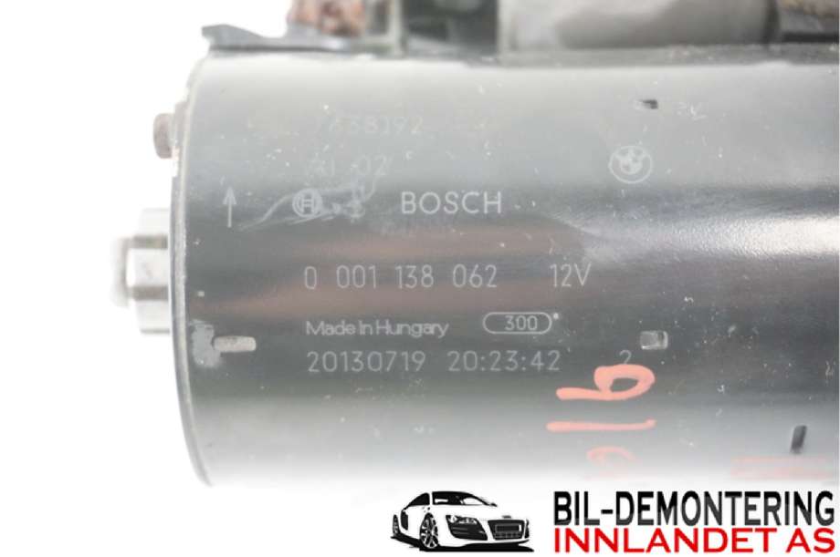 Starter til BMW 3-Serie 2012-2018 (F30/F31/F34) (F30/F31/F34) (BMW|12 41 7 638 192|12 41 7 638 193|000138062)