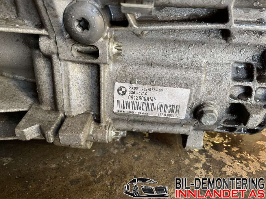 Girkasse manuell 6-trinn til BMW 3-Serie 2012-2018 (F30/F31/F34) (F30/F31/F34) (BMW|23 00 7 633 986||7597917-09)