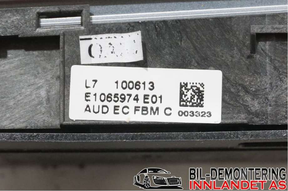 Bilstereo diverse til BMW 3-Serie 2012-2018 (F30/F31/F34) (F30/F31/F34) (BMW|61 31 6 832 880|)