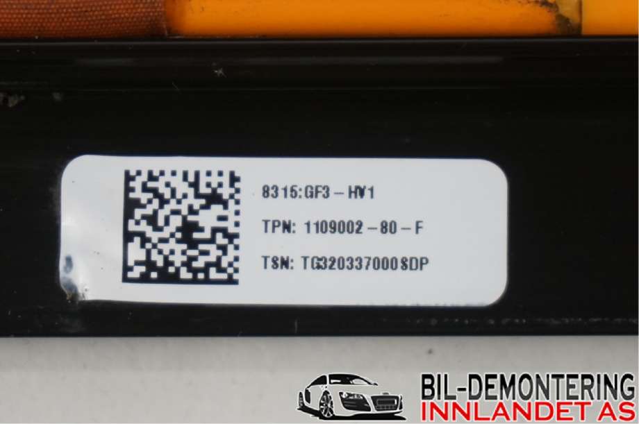 Ledningsnett til Tesla Model 3 2018-2023 (Fase 1)  (TESLA||1531444-01-A|1109002-80-F)