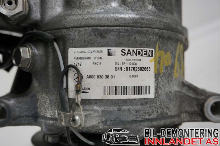 Aircondition kompressor til Mercedes GLC 2015-2022 (X253) (X253) (MERCEDES|A 003 230 69 11|A 000 830 30 02|A0008303801)