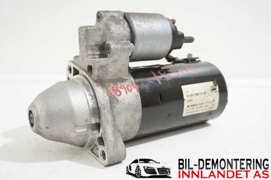 Starter diesel til Mercedes GLC, 2015-2022 (X253) (X253) (MERCEDES|A 651 906 28 00)