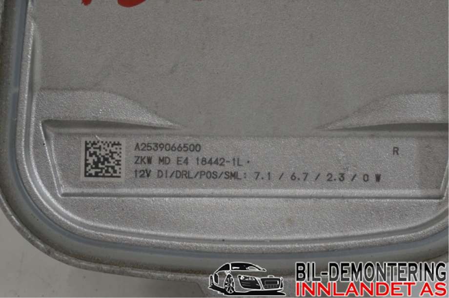 Styreenhet xenon/ballast til Mercedes GLC 2015-2022 (X253) (X253) (MERCEDES|A 253 906 66 00||A2539066500)