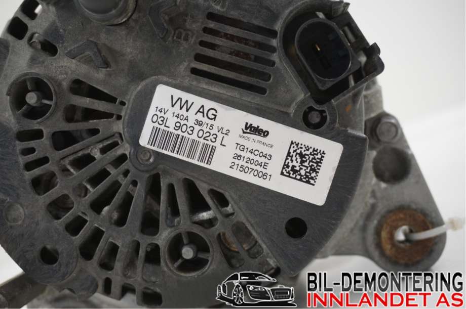 Dynamo til VW Passat 2015-2019 (Fase 1) (B8) (B8) (03L 903 023 K|04L 903 024 S|03L903023L)