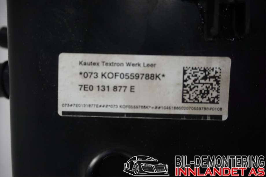 AdBlue tank til VW Transporter / Caravelle 2015-2019 (T6) (T6) (VOLKSWAGEN|7E0 131 877 H||7E0131877E)
