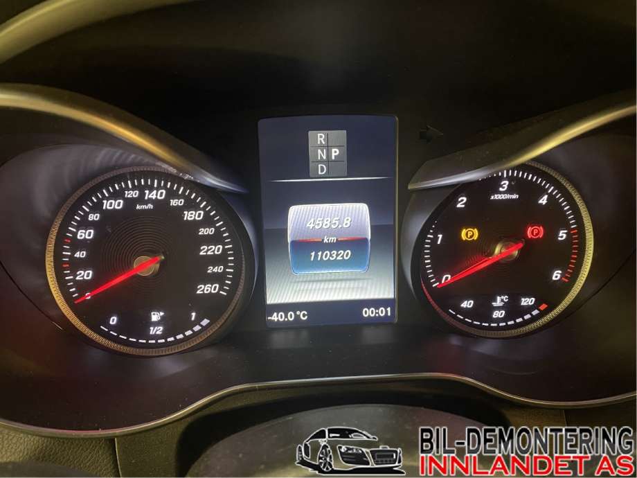 Instrumentpanel til Mercedes GLC, 2015-2022 (X253) (X253) (MERCEDES|A 205 900 22 18)