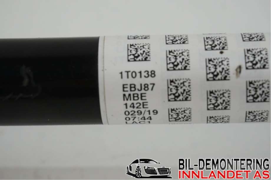 Drivaksel venstre bak til BMW X1 2015-2022 (F48) (F48) (BMW|33 20 7 646 867||1T0138)
