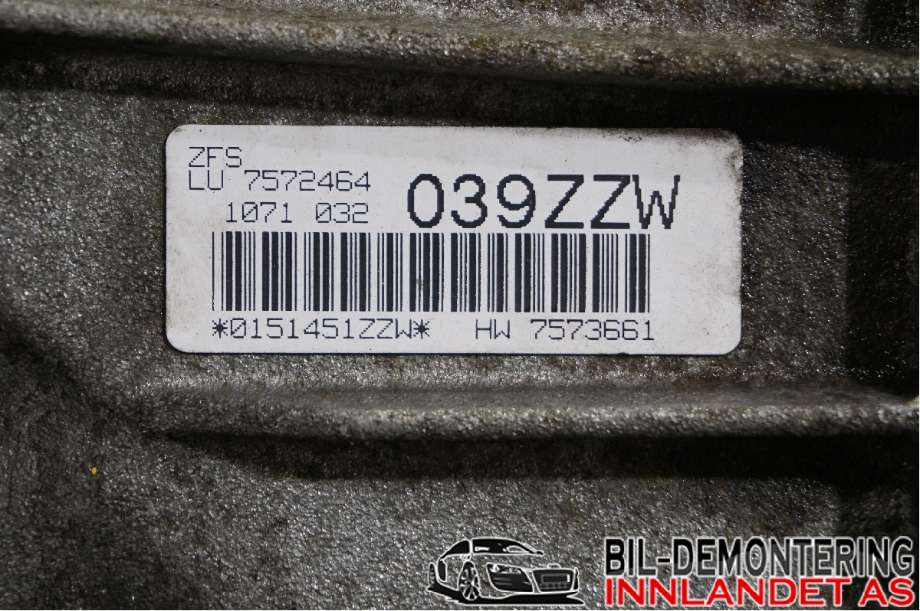 Girkasse automat til BMW 3-Serie 2005-2011 (E90/E91/E92/E93) (E90/E91/E92/E93) (BMW|24 00 7 572 464|24 00 7 572 465|1071301271)