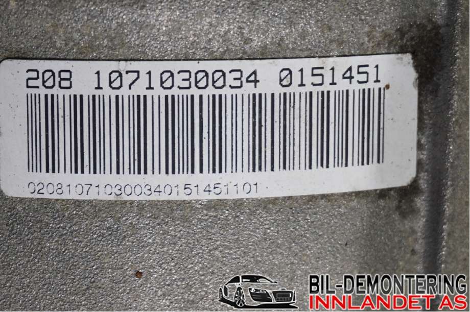 Girkasse automat til BMW 3-Serie 2005-2011 (E90/E91/E92/E93) (E90/E91/E92/E93) (BMW|24 00 7 572 464|24 00 7 572 465|1071301271)