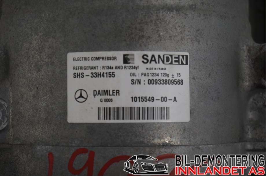 Aircondition kompressor til Mercedes B-Klasse 2011-2018 (W246) (W246) (MERCEDES|A 003 230 51 11||1041049-99-F)