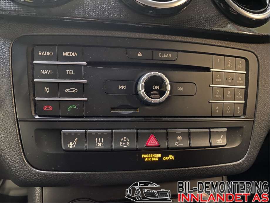 Bilstereo til Mercedes B-Klasse, 2011-2018 (W246) (W246) (MERCEDES|A 246 900 26 17)