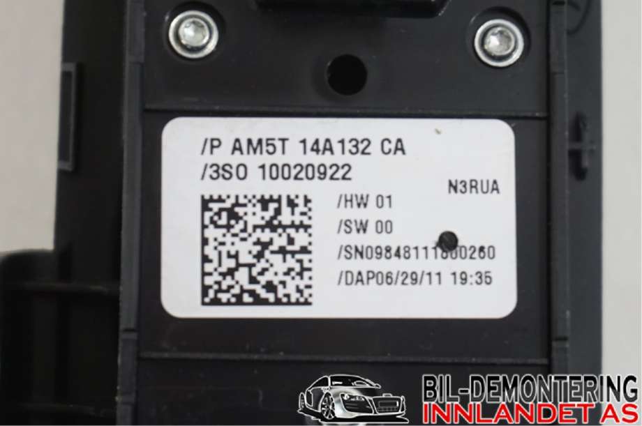 Bryter ruteheis til Ford Focus 2011-2014 (Type III, Fase 1)  (FORD|1850432||10020922)