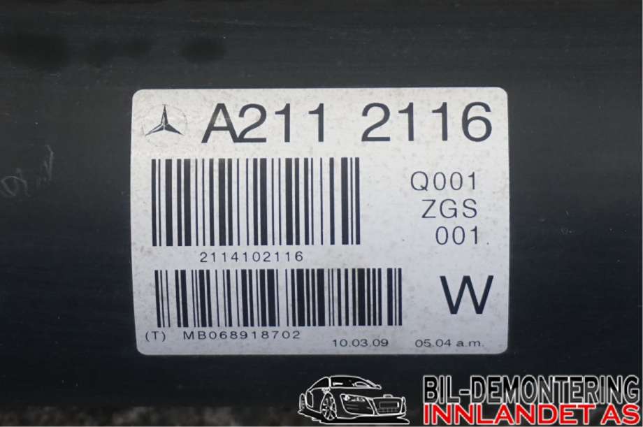 Mellomaksel til Mercedes E-Klasse 2006-2009 (Fase 2) (W211) (W211) (MERCEDES|A 211 410 21 16||A2112116)