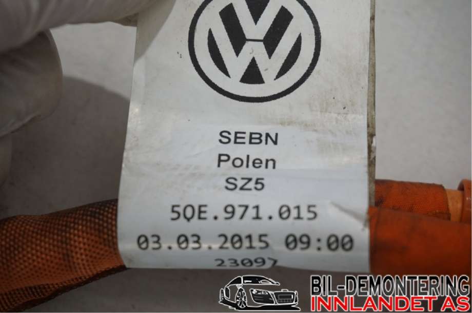 Kabel høy volt (HV) hybrid til VW e-Golf 2014-2017 (Fase 1)  (VOLKSWAGEN|5QE 971 015 B||5QE 971 015)