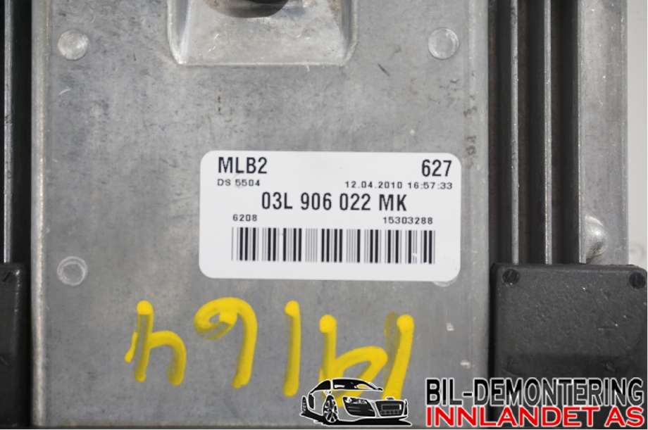Styreenhet motor til Audi A4 2007-2014 (Type IV) (B8) (B8) (AUDI|03L 906 022 MK||03L906022MK)